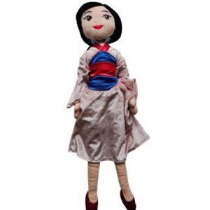 DISNEY STORE MULAN 20" RAG DOLL PLUSH